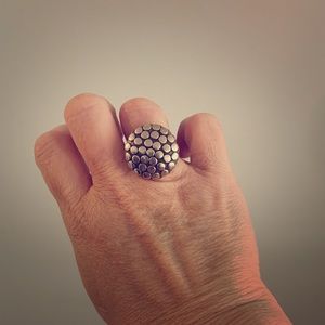 Authentic John Hardy dot ring size 8